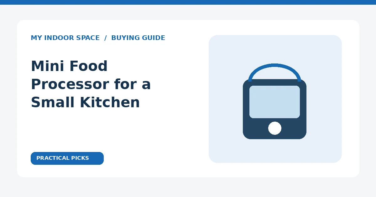 Mini food processor for a small kitchen buying guide cover